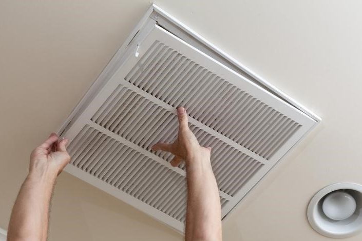 Replacing home air filter replace home air filter